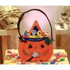 Gift Ready Halloween Treat Bag Non Toxic Felt Reusable Pumpkin Kids Candy Collector Trick or Tote Party Favors Decor