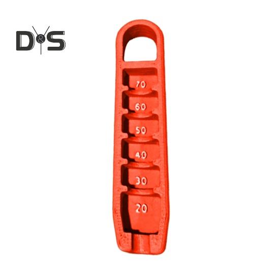 Golf Tee Elevator 3D Printed Golf Tee Height Gauge Portable Tee Height Adjuster Precise Placement At 20-70mm Gift for Golfers