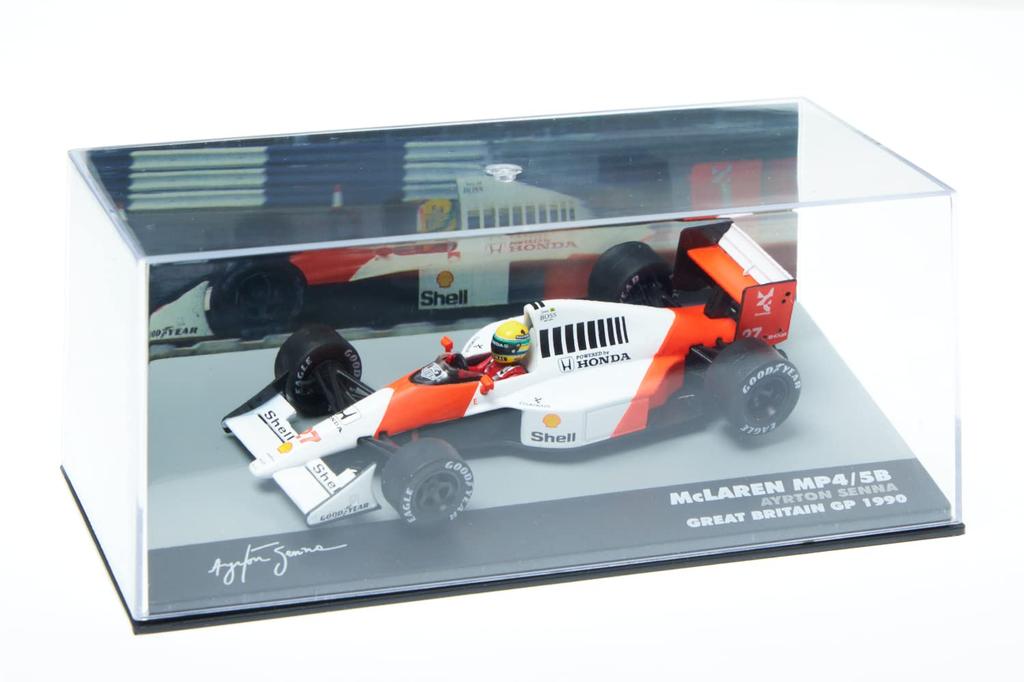 1/43 Scale F1 Diecast Car [McLaren MP4/5B] British Grand Prix 1990 Ayrton Senna MCLAREN Honda AYRTON SENA World Champion [Parallel Import]