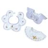 360° Drehbarer Koreanischer Baumwoll-Baby-Latz - Wasserdicht, Anti-Spuck-Design