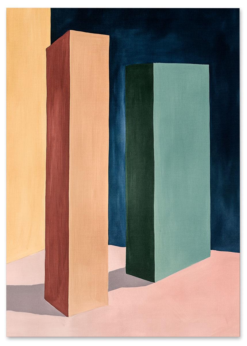 

Plakat kompozycja geometryczna 30x40 cm