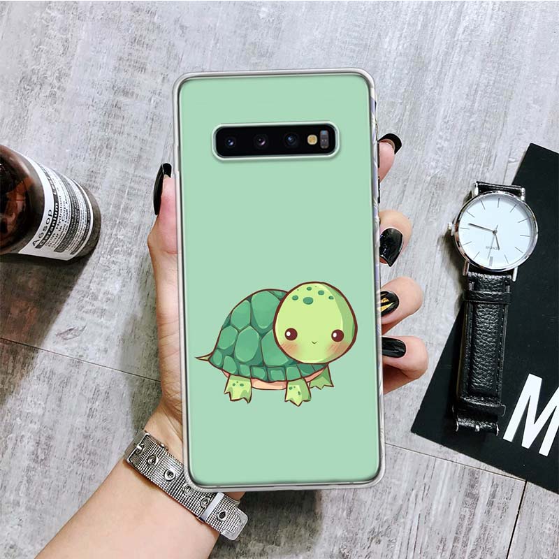 Cartoon Sea Turtle Tortoise Phone Case For Samsung Galaxy S26 S25 Edge S24 S23 FE S22 Ultra S21 Plus S20 + Fundas Cover Coque Ga