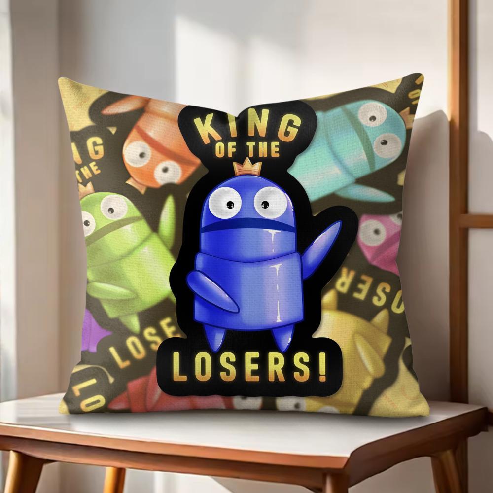 Horrible Games RREPOS Cushion Cover Natural Linen Organic Fabric DoubleSided Printing Couch Pillow Covers Home Decor