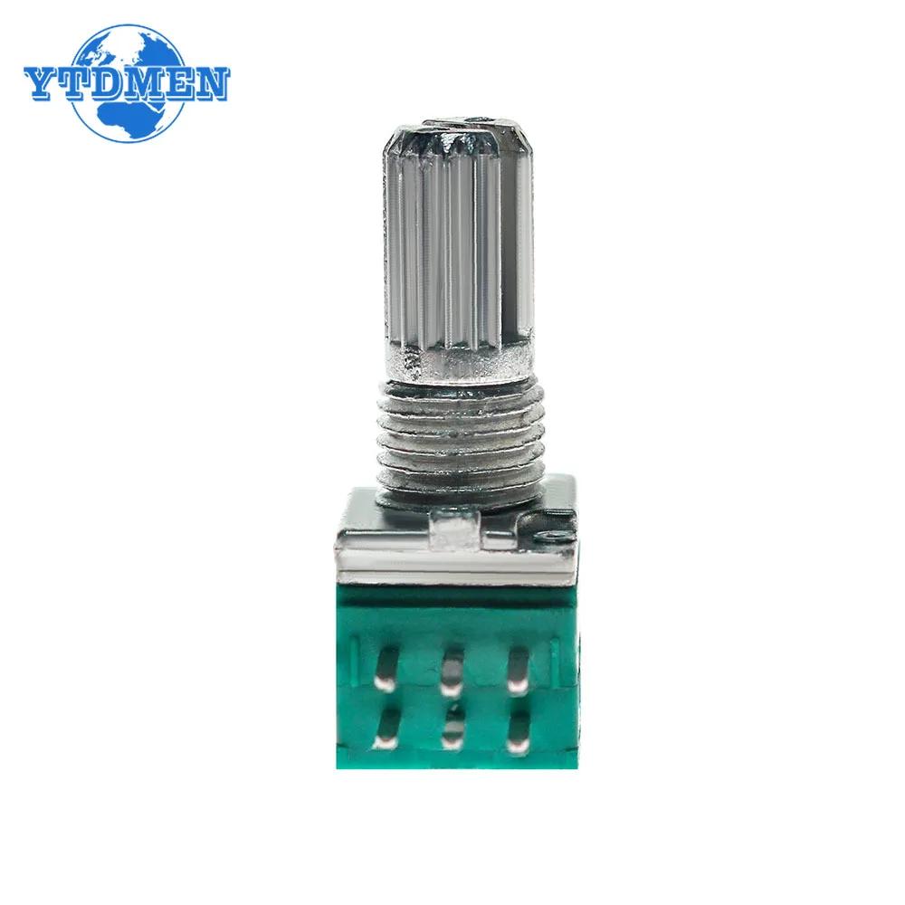 5PCS RK097NS RK097 Potentiometer B10K B5K B100K B1K B50K B20K 500K Shaft 15mm 6Pin Audio Amplifier Sealing Potentiometers Kit