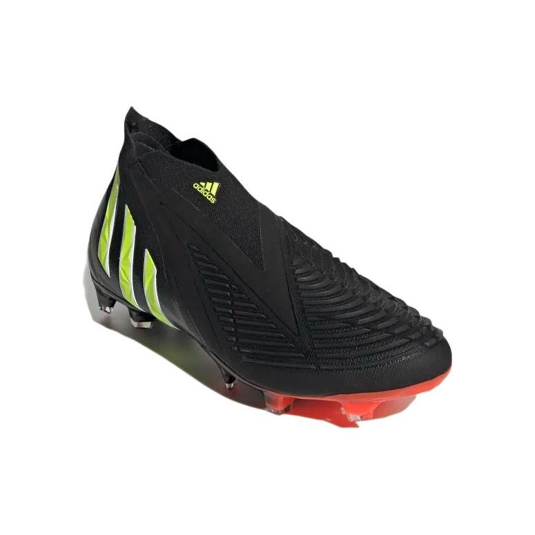 New Adidas Predator Edge+ Fg 'Black Team Solar Yellow' GW1043