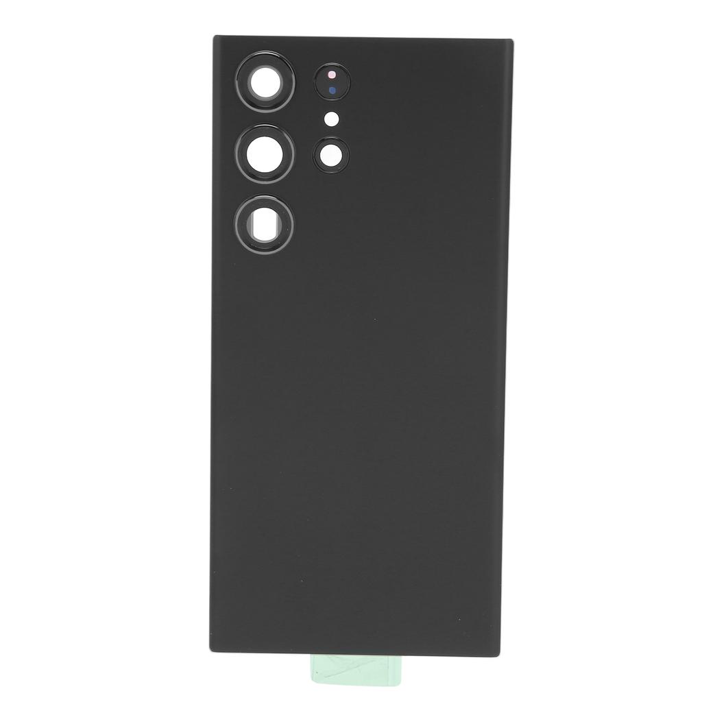 Replacement Back Glass Cover with Pre Installed Camera Lens and Repair Tool Kit for Samsung Galaxy S23 Ultra Black