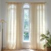 Curtains Japanese Log Wind Lattice Fringed Bedroom Living Room Semi-Blackout Bay Window Thickened Curtain Finished Product