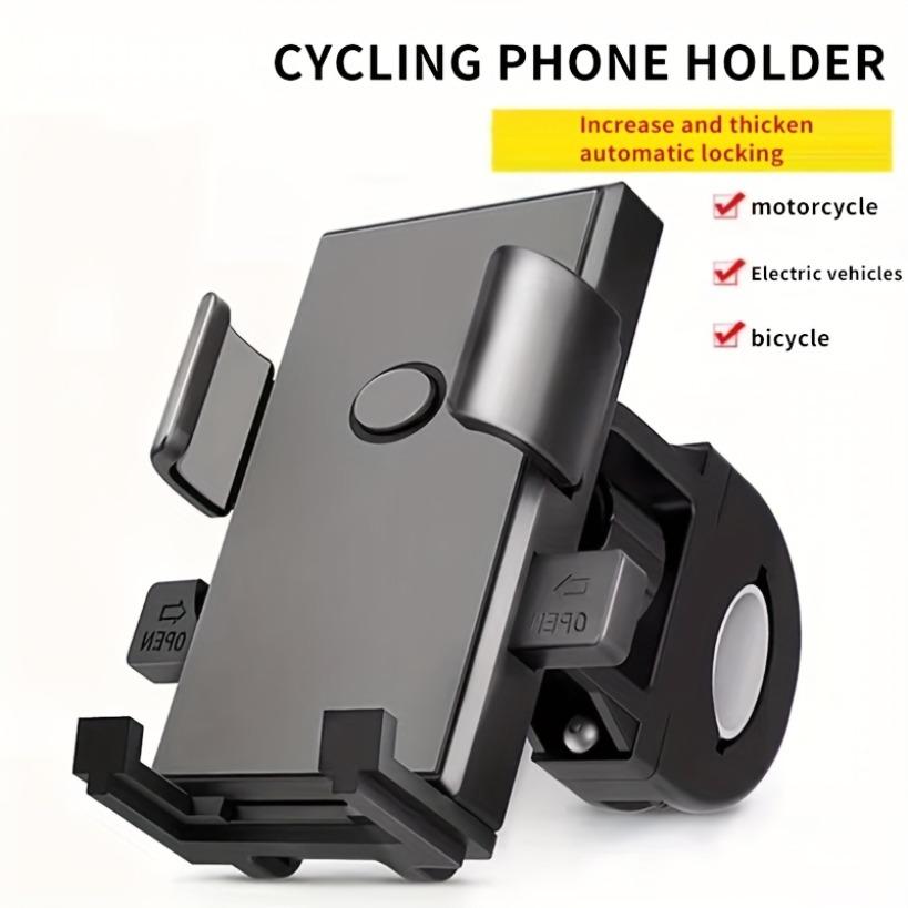 Universal Riding Bracket Anti-slip Mobile Phone Holder 360 Rotation Cell Phone Stand Outdoor Cycling Mountain Biking Support