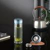 TAIC Pure Titanium Double-Layer Glass Tea Cup