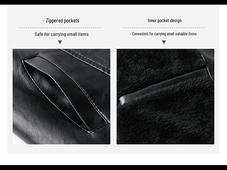 Men's Leather Bomber Jacket - Autumn/Winter 2023