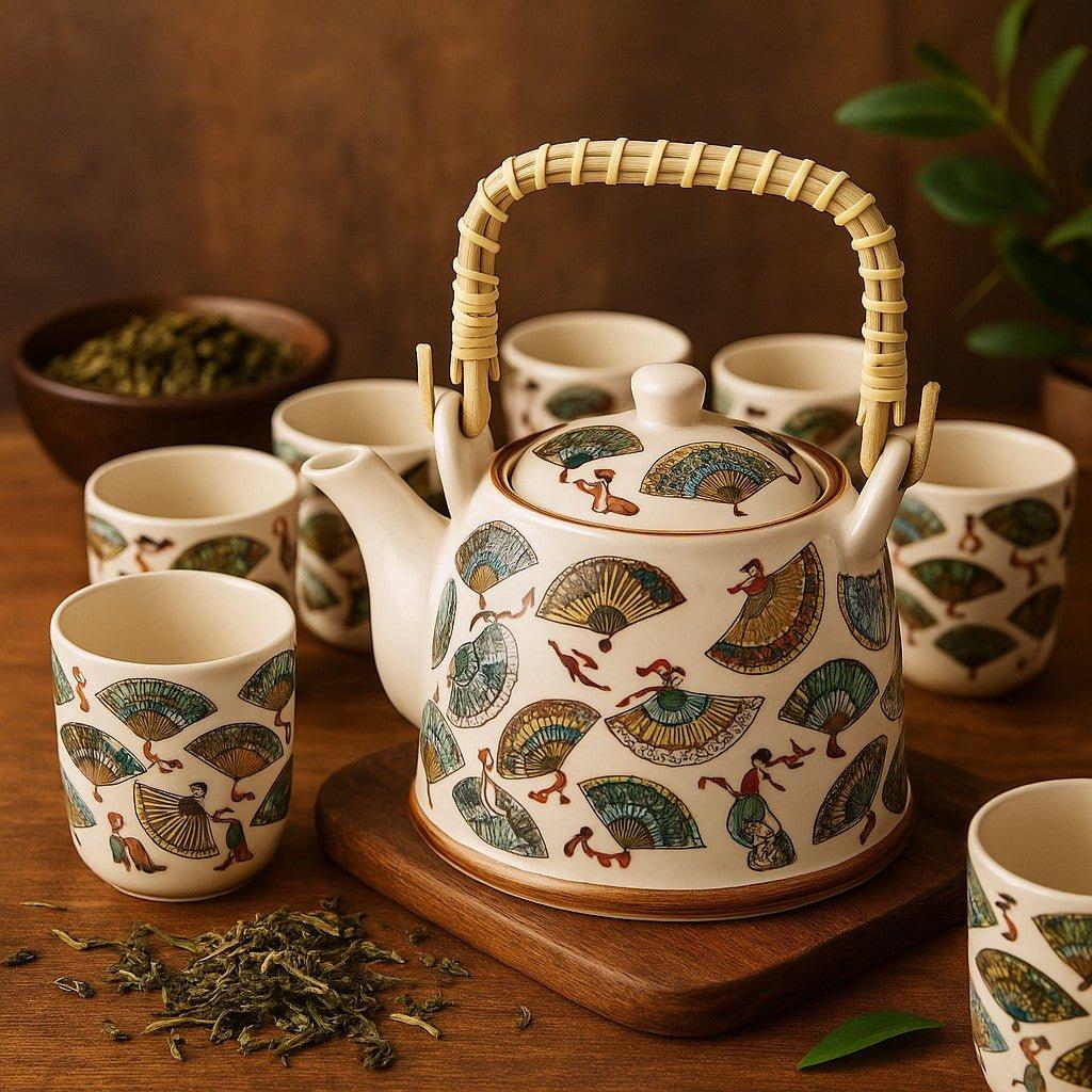 Herbal Teapot Set, China Fans