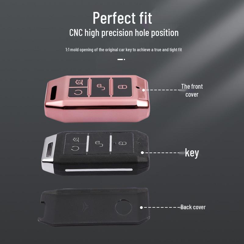 Compatible Key Case for 2021 BYD E2, E3, Qin Plus, D1, Yuan Pro, and EV360 Models