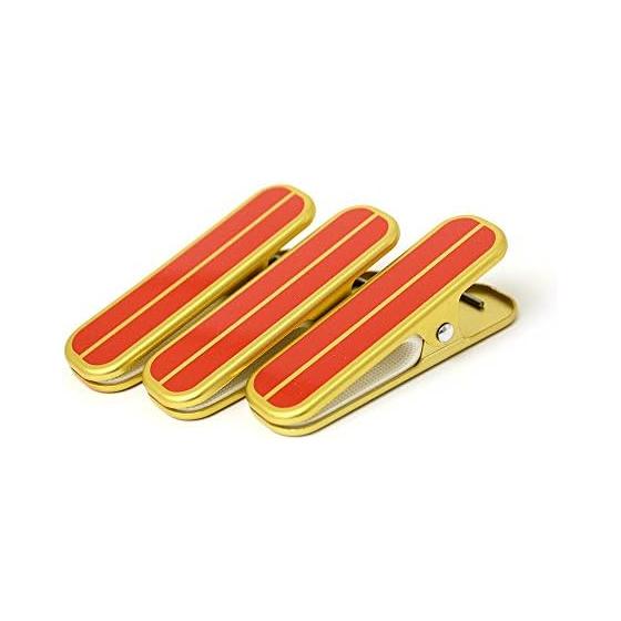 [kimono cafe] Kimono clip, large set of 3, made in Japan, kimono clip, Japanese style *4571160971371* Red, collar stopper