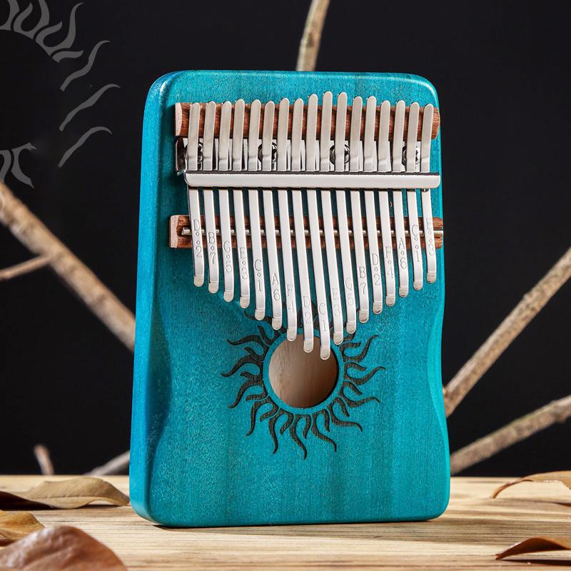 Hluru Kalimba 21 Keys Wood Maple 17 Keys Hollow Kalimba for Kids gift Mbira Sanza Thumb Piano For Beginner Musical Instrument