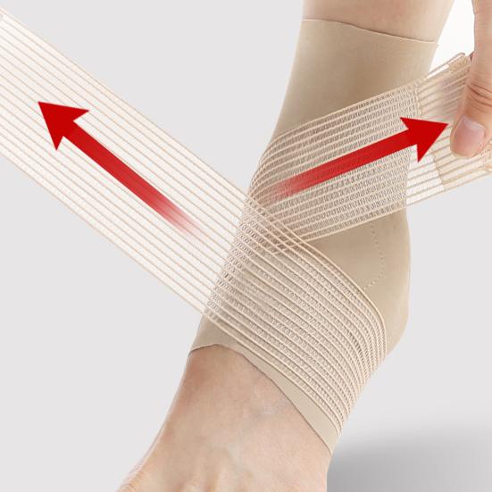 2Pcs Sports Ankle Brace for Men Women, Adjustable Sprained Ankle Support Foot Wrap, Ankle Compression Sleeve for Achilles Tendonitis Pain Relief