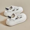Nuove Scarpe Bianche Traspiranti Estive da Donna con Design Traforato Casual da Pattinaggio Suola Spessa Versatili Scarpe Sponge Cake
