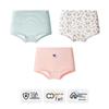 Yingbolun Girls' All-Season Antibacterial Cotton Underwear