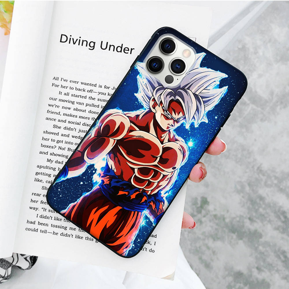 JW75 Dragon Ball Schwarze Weichhülle für OPPO Reno 8 6 5 4 Pro Plus Find X3 A17 A3 A31 A38 A40 A53 A54 A55 A74 A76 A78 A77 A80 A94 A95 A96 Lite