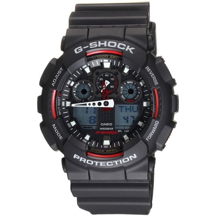 Casio G-Shock GA-100-1A4DR Black x Red