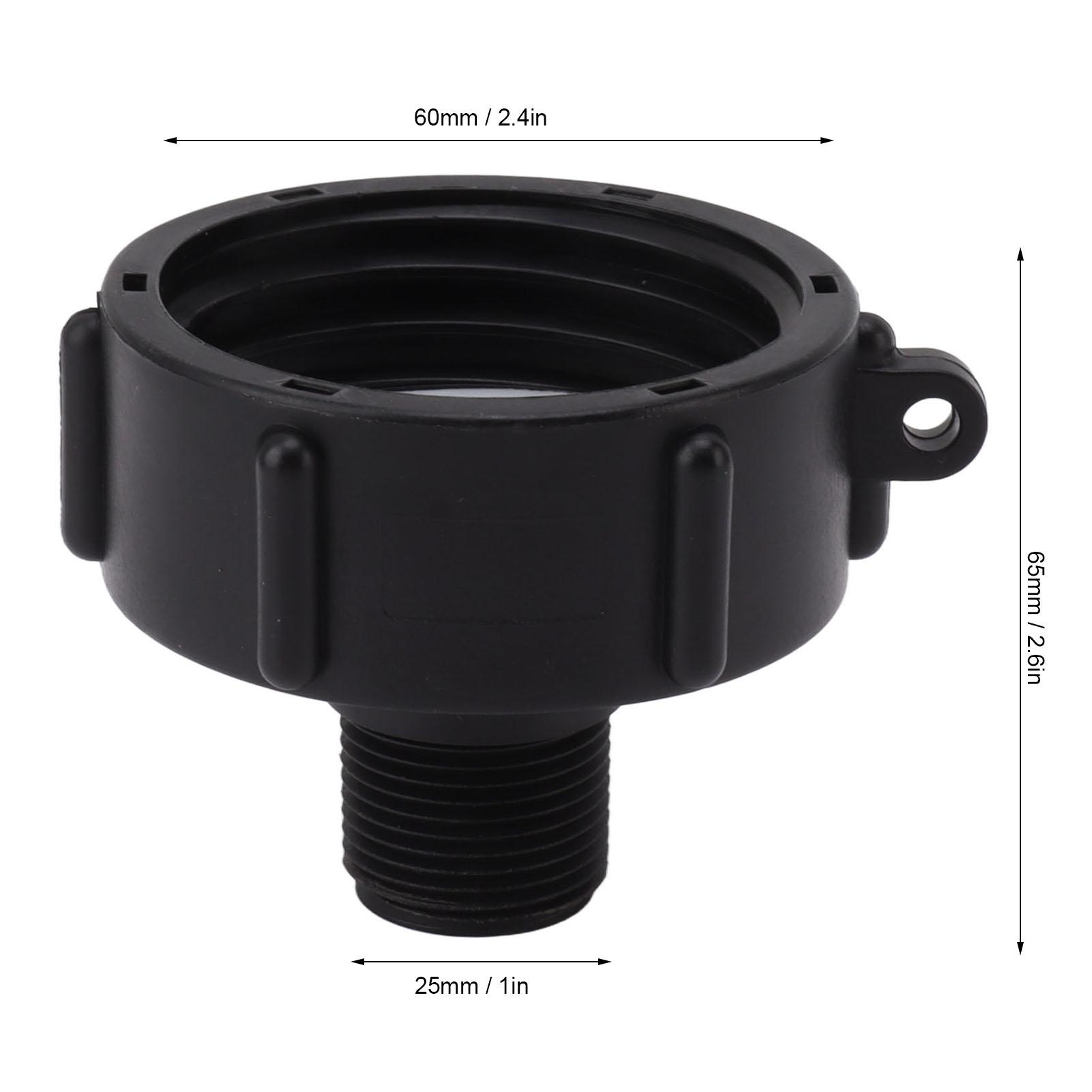

Фитинги для IBC-контейнеров Соединитель для резервуара для воды Герметичный 2-дюймовый фитинг-адаптер для садового шланга Европа Мелкий