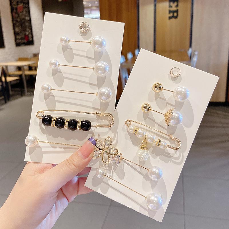 

Брошка для регулювання талії з перлами - Шпилька для зменшення талії джинсів для жінок