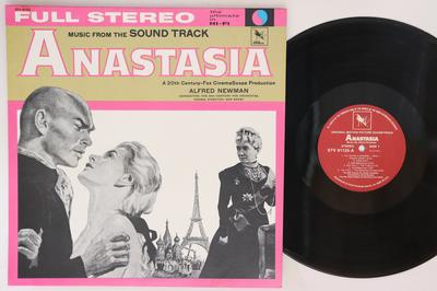 LP Record OST, ALFRED NEWMAN - Anastasia STV81125 VARESE SARABAND 1981 US Soundtracks & Musicals Used