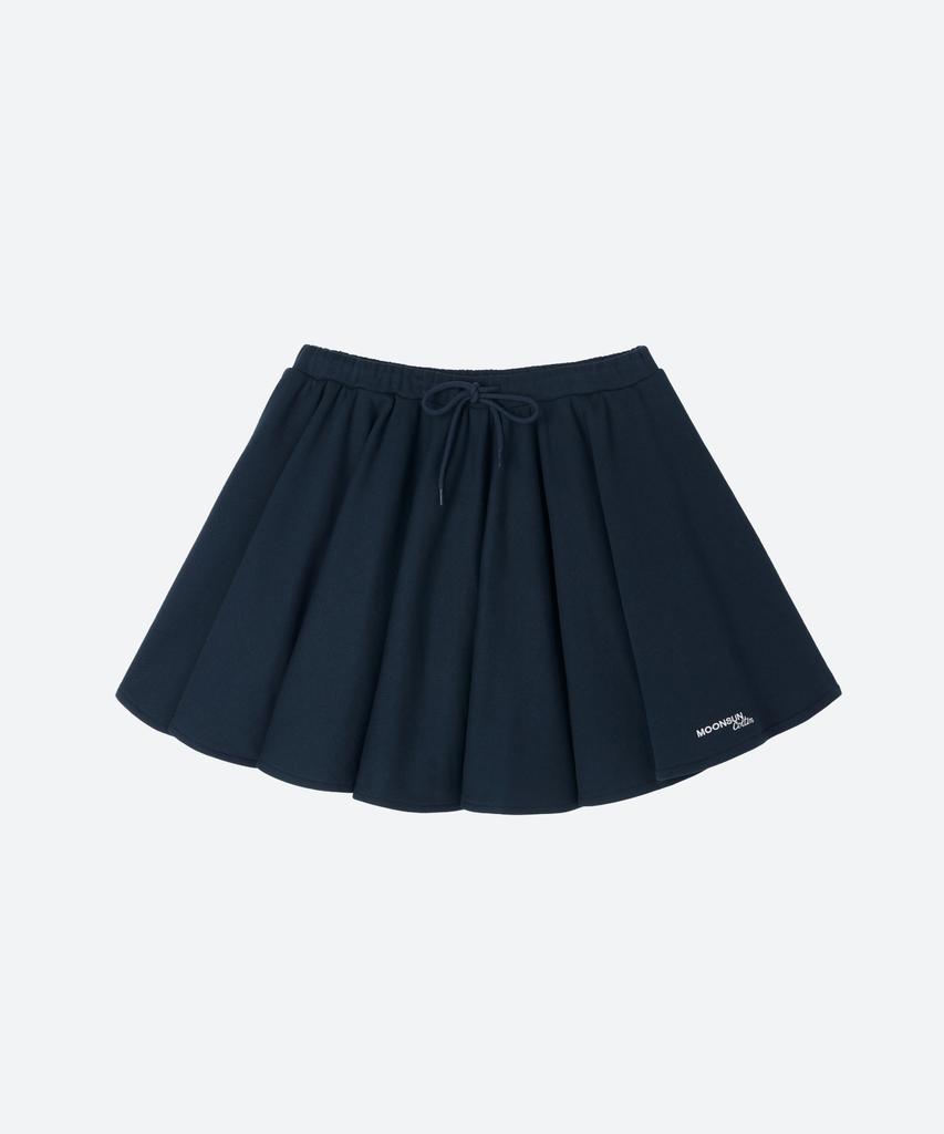 Moon Sun M.C Volume Mini Sweat Skirt / Navy