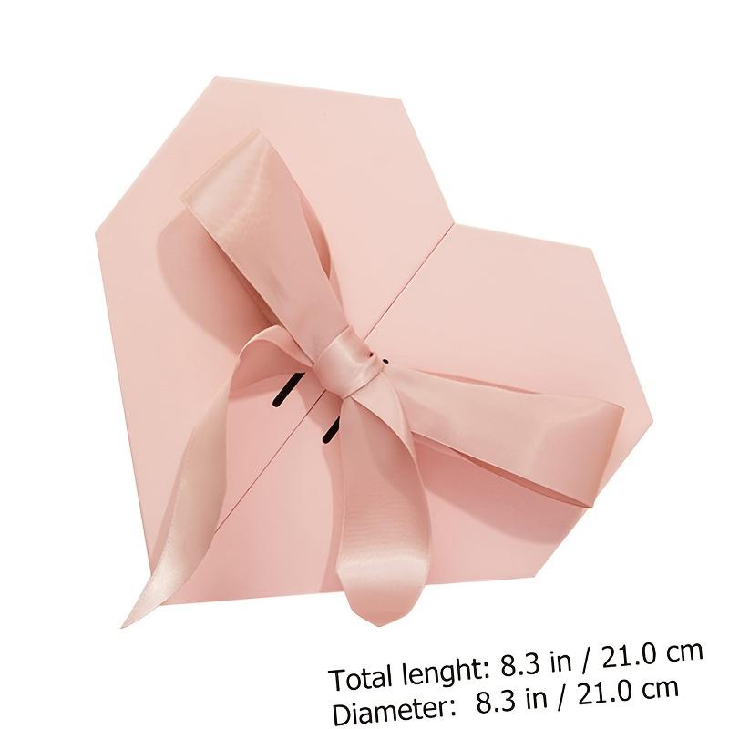 

1 шт., Свадебная коробка любви, декоративная коробка, закрытая свадебная подарочная коробка, свадебная коробка для хранения, бумажная коробка для роз, подарочная коробка для подружек невесты Pack of 1 розовый