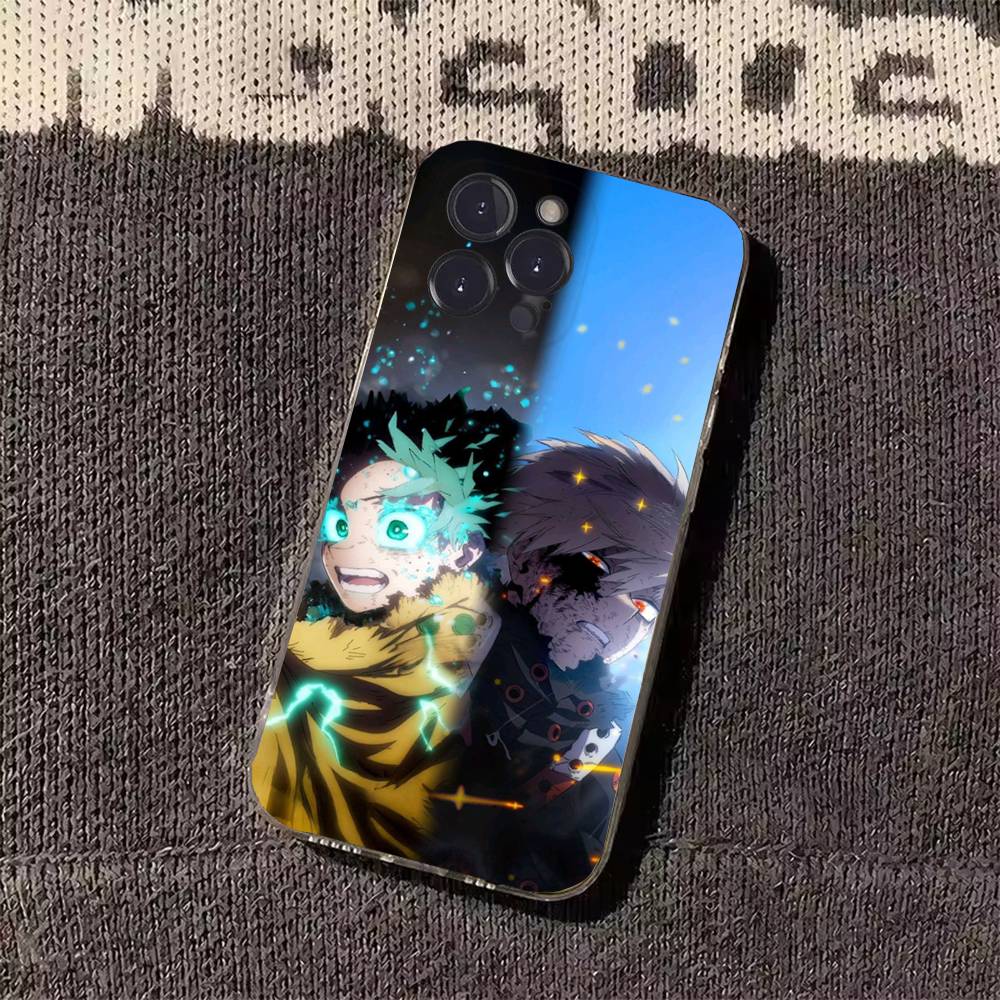 Deku Bakugou Shouto Hero A-Academia Phone Case for iPhone 11Pro 13 12 11 Pro Max 16e 17 Air 16 15 14 Plus 11ProMax