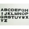 1PC 25mm3D Metal Alphabet Black Badge  Letters Numbers Stickers Automobiles  Stickers Decoration Car Accessories