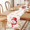 Christmas Table Runner Christmas Party Decoration 2025 Xmas Santa Claus Snowman Table Runner Navidad Natal New Year Gift 2026