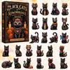 Halloween Advent Box Day of The Dead Calendar, 24-Day Acrylic Ornament Set with Mexican Culture Collectible Skull And Marigold Designs, Tree