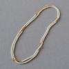 French Style Minimalist Pearl Chain Layered Long Necklace Women Winter Sweater Jewelry