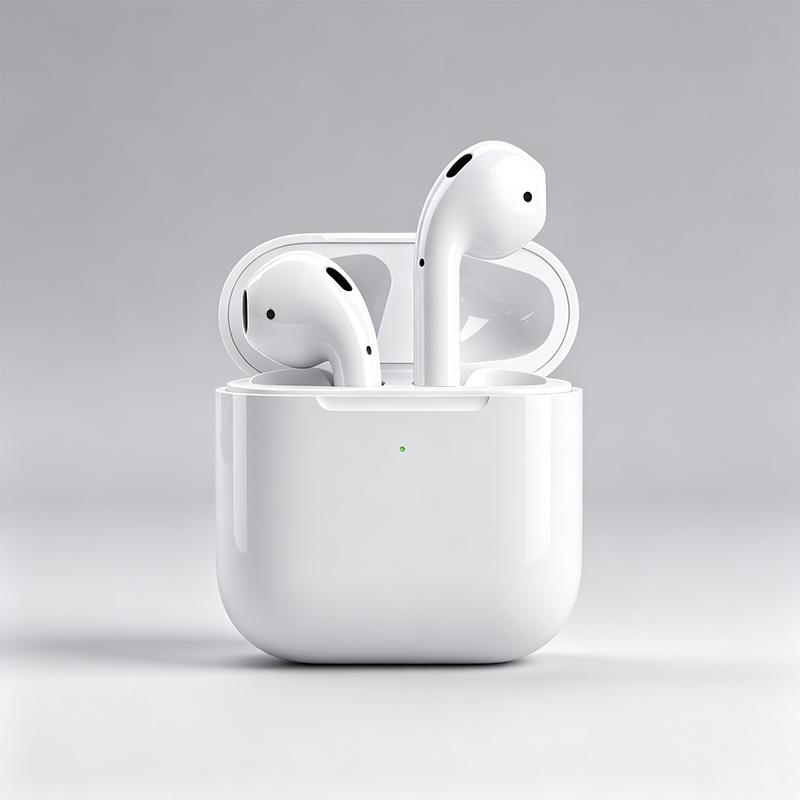 Zweite Generation Air 2 Bluetooth 5.3 TWS Ohrhörer Half-In-Ear Kabelloses Headset Reichhaltiger Sound Freihändiges Telefonieren 24 Stunden Wiedergabezeit