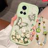 RealmeGTNeo3 Mobile Phone Case New Butterfly Rose All-inclusive Summer Internet Celebrity Silicone Anti-drop Soft Case