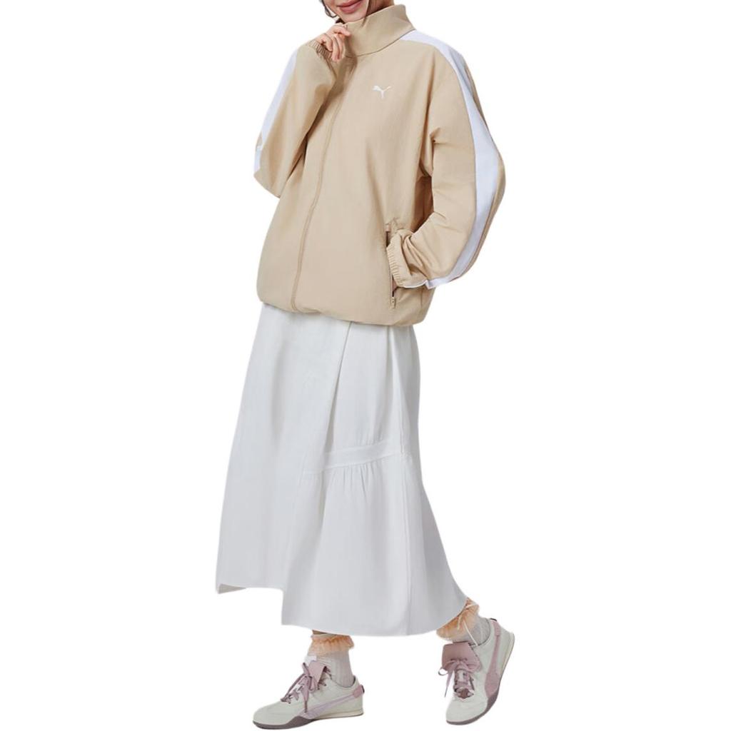 Puma Woven Windcell Zip Loose Fit Stand Collar Long Sleeve Sun Protection Jacket Unisex Jacket 695493-84
