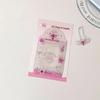 Cartoon Transparent Photo Card Holder PVC Transparent Photo Booth Strip Glitter Finish Photo Display Star Design Sleeves Girls