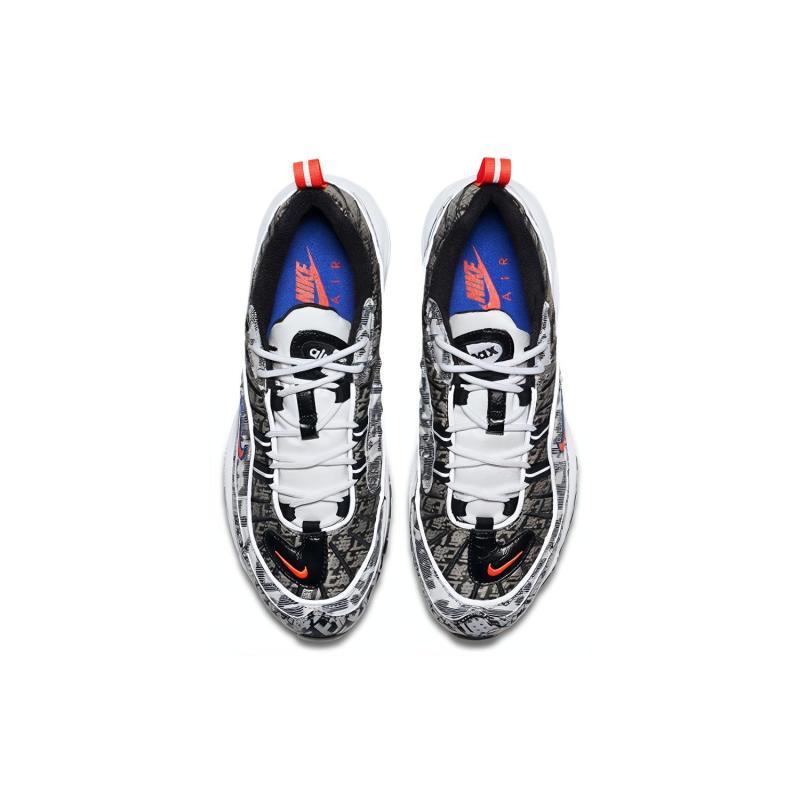 Nike Air Max 98 Shanghai Marathon China Exclusive 'Black White Grey' Women's Sneakers Casual Shoes BV6956-106