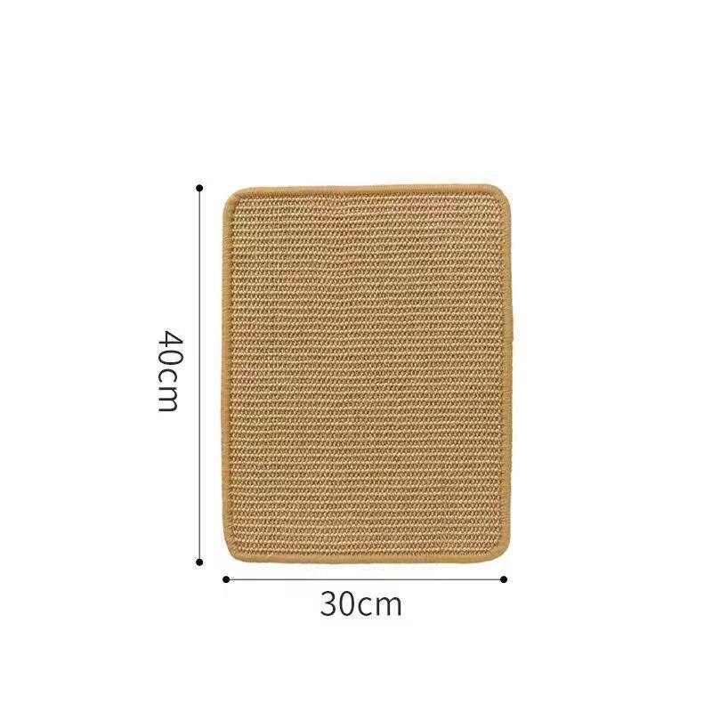 Natural Sisal Cat Scratcher Sofa Protector With Integrated Bed Vertical Design Durable Non-Shedding Large Cats