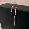 Wild Keshi Baroque Pearl Earrings Earrings Elegant Earrings Smart Silver Needle Fringed Earrings Irregular Wind