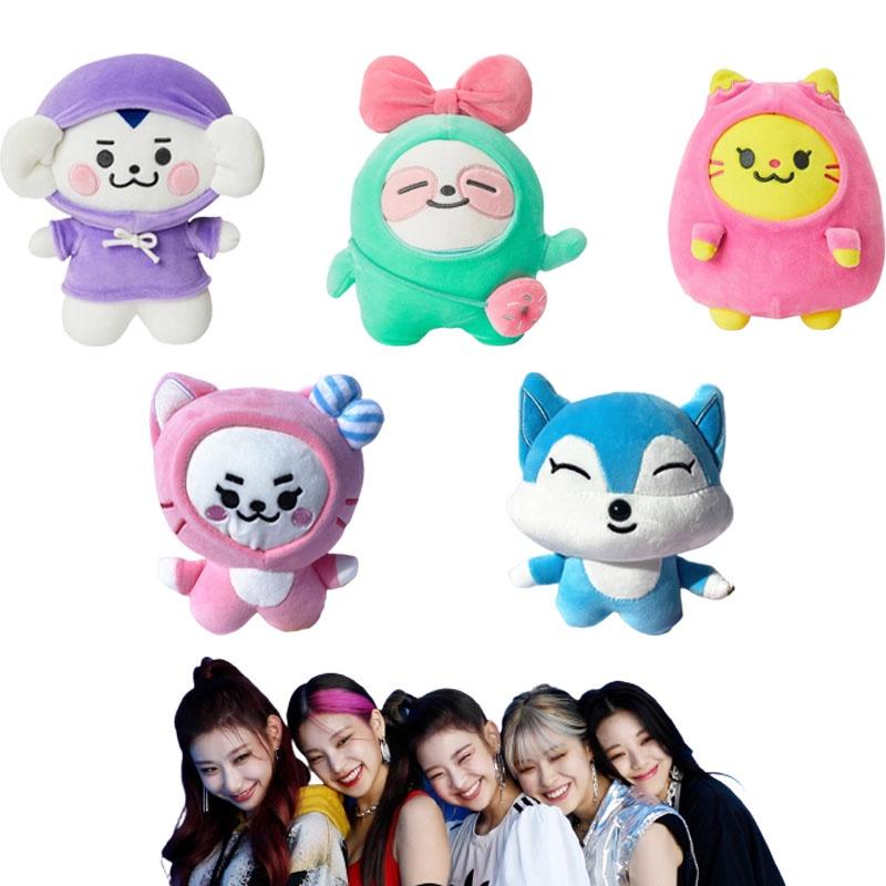Itzy Wdzy Plush Toy Stuffed Animal Dolls Lia Ryujin Yuna Xmas Birthday Gift