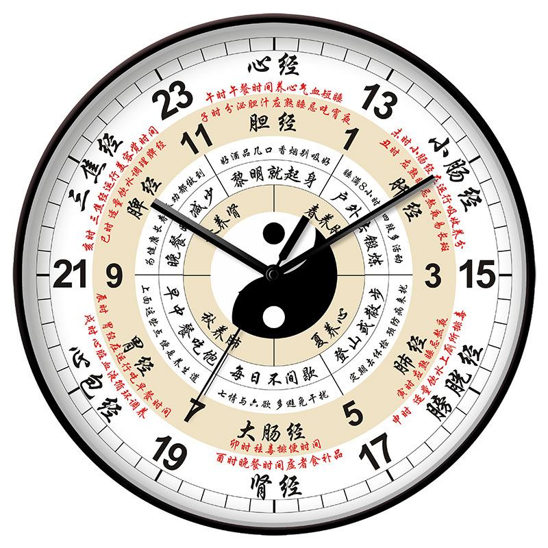 

Часы Багуа Настенные часы Гостиная Бесшумные часы Современные Креативные Настенные Подвесные Простые Минималистичные Настенные часы Кварцевые часы 01 black frame