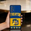 E-Everton De V-Vina Del Mar Soft Silicone Black Cover Phone Case For Samsung Galaxy A73,A72,A71,A70,A53,A52,A51