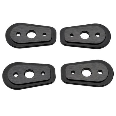 Daytona Motorrad-Blinker-Halterungsplatten aus Aluminium für M8, passend für Z900RS und andere Modelle, 4er-Set für 2 Blinker, 97235 Halterungen, Größe, Modelle