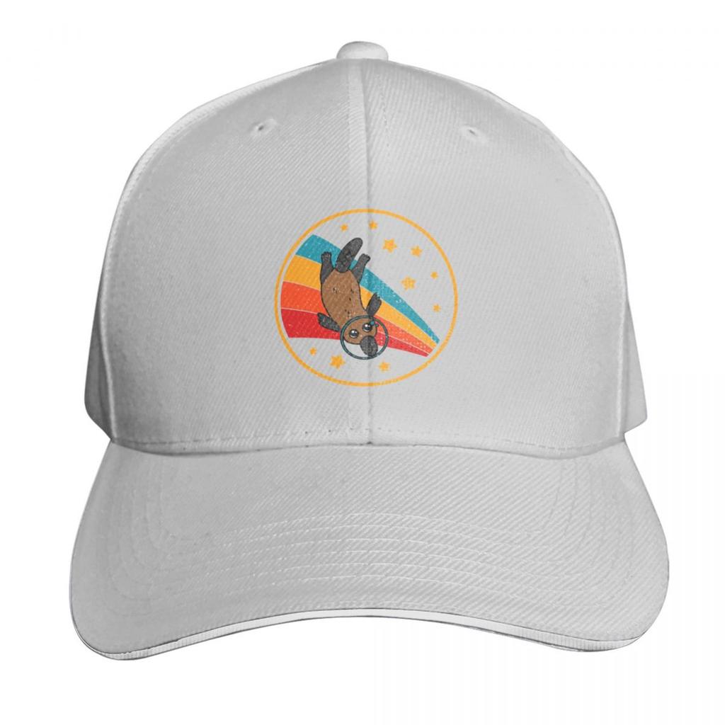 Cute Vintage Platypus Owner Retro Platypus In Space Baseball Cap Unisex Women Casual Summer Sport Sun Cap