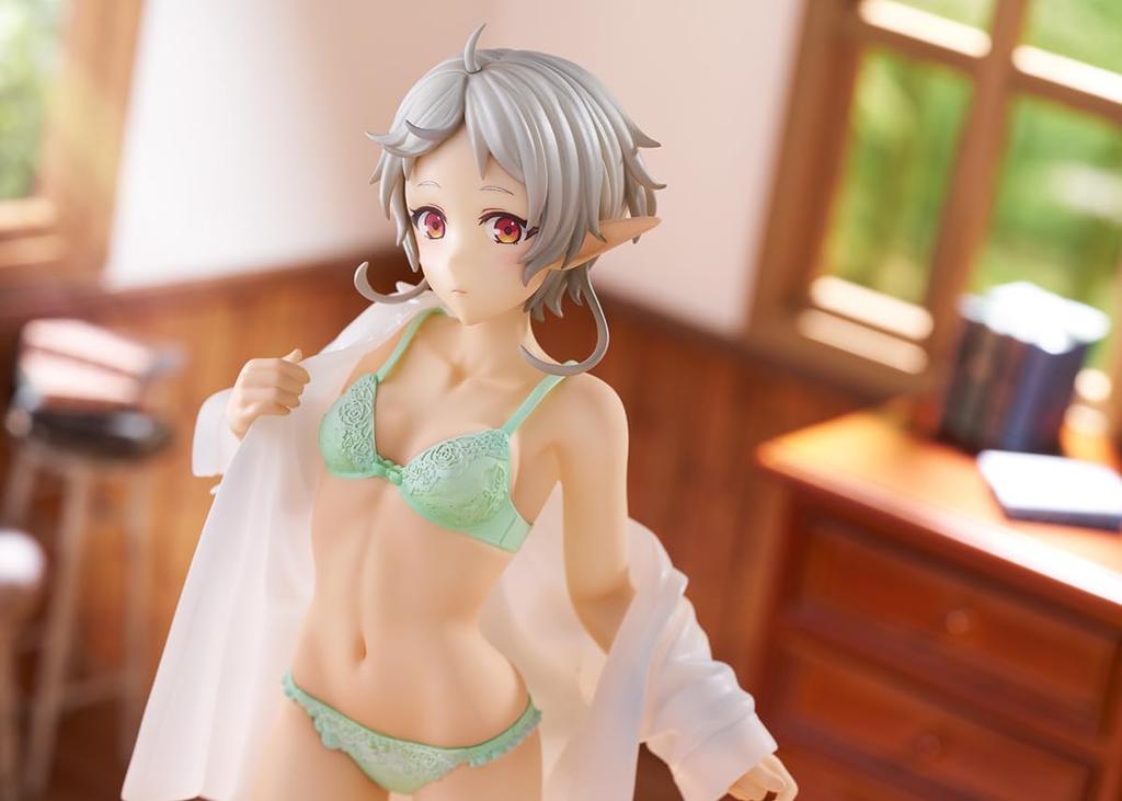 QuesQ (quesQ) Mushoku Tensei II: Jobless Reincarnation II - Sylphiette Greyrat Changing Clothes Mode 17 Scale PVC Painted Complete Figure