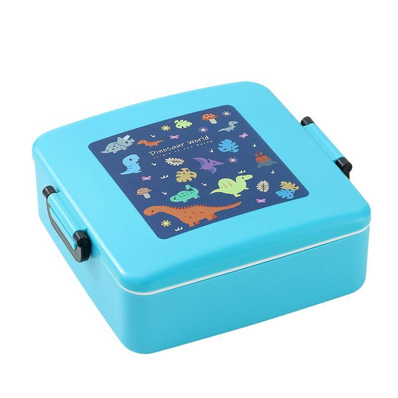 Bento Lunch Box For Kids Portable Microwavable Lunchbox Kids School Food Containers Cute Leakproof Children's Food Box Storage