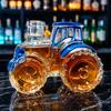 Butelka Whiskey w Kształcie Traktora, Pojemnik na Whiskey w Kształcie Pojazdu, Dekoracyjny Karafka do Wina Kieliszek Liquory do Domu Kuchni Baru