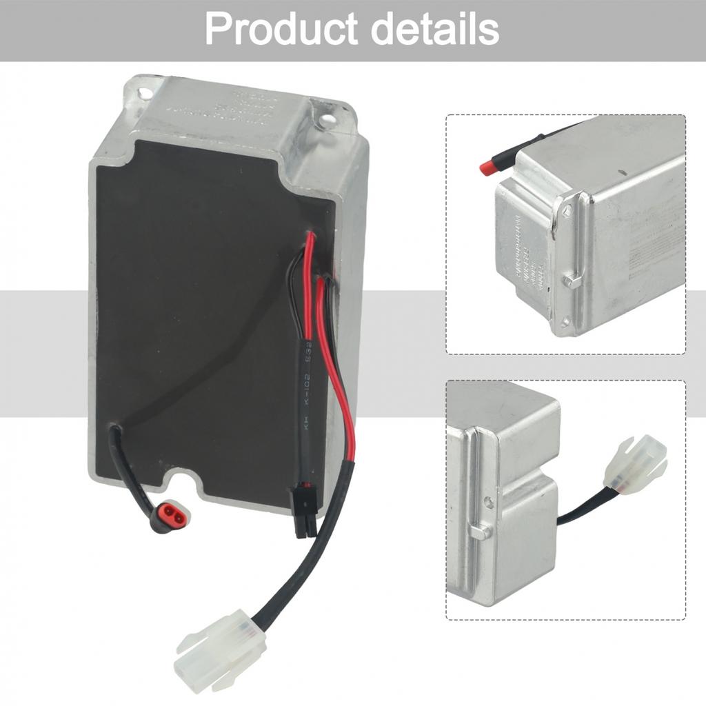 Built-In For Charger Mount for Ninebot Max 117x71x43mm Silver Metal