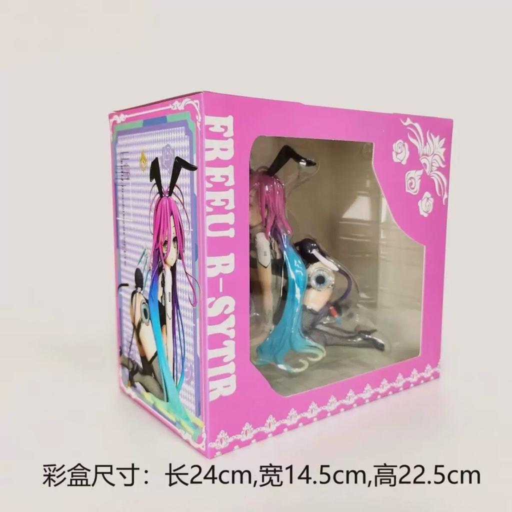 Hot Ngnl Schwi Dola Bunny Girl Version Anime Figurine Real Stockings Phone Stand Desktop Decor Model Collectible Gift For Fans